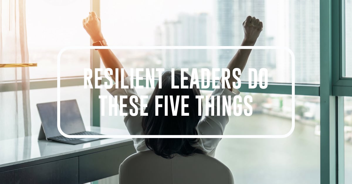 The ability to embrace uncertainty, navigate ambiguity, and use adversity as a tool for growth are the new leadership currency and the fastest path to resilience.  Resilient leaders have teams with higher productivity, greater team well-being, higher levels of engagement, and better outcomes.