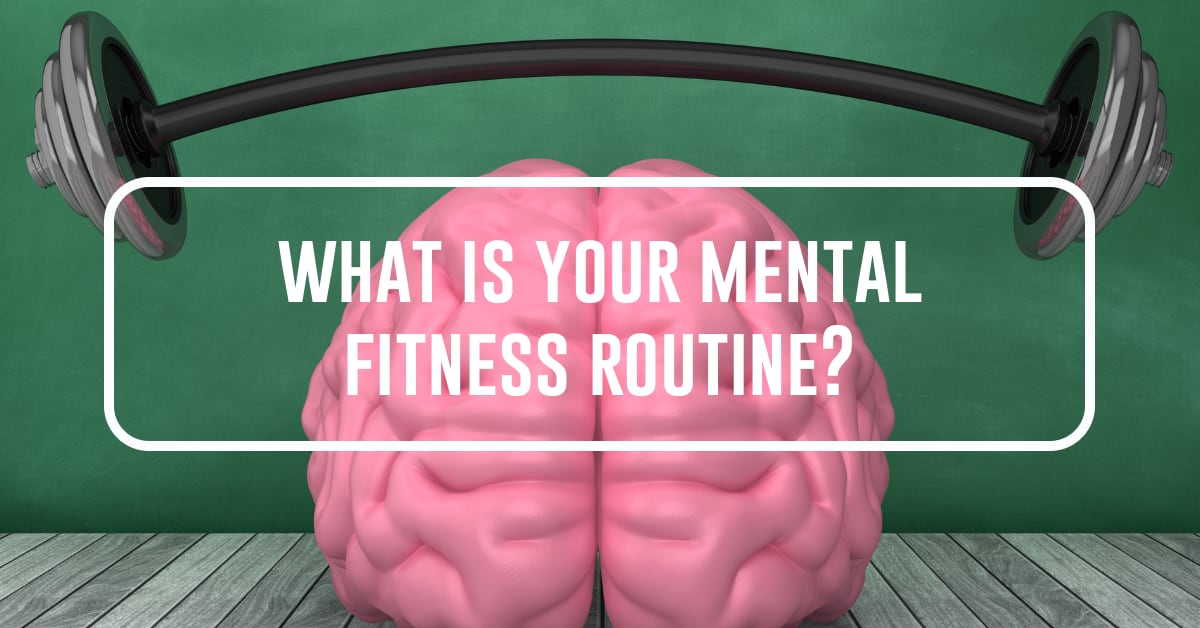 We tend to prioritize physical health (going to the gym, eating right, getting enough sleep), but mental health is just as - if not more - important.