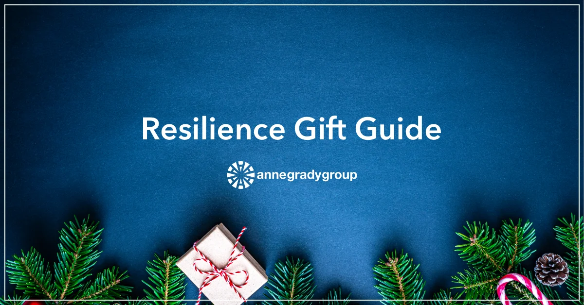 Blog-Header-2022-Dec-Featured Resilience Gift Guide by Resilience Keynote and Author Anne Grady.