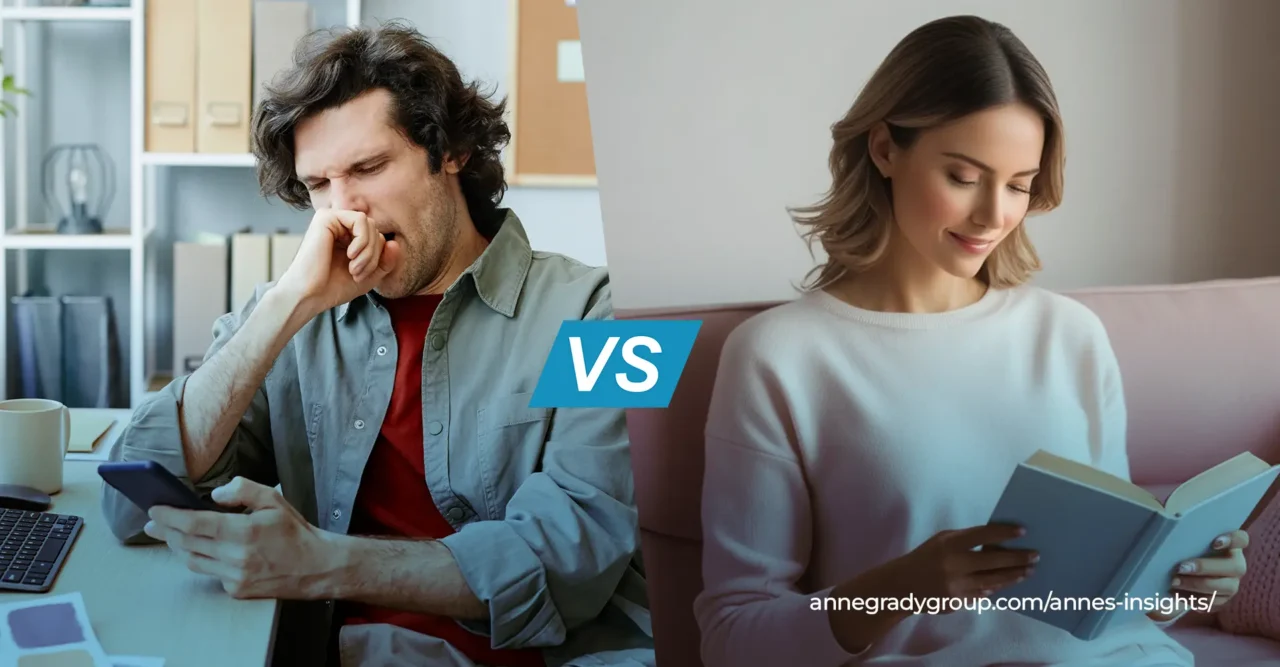 Pause vs. Procrastination productivity trap